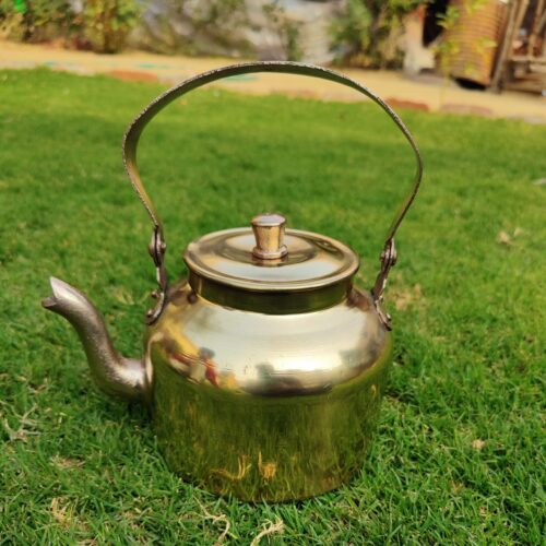 Vintage brass kettle