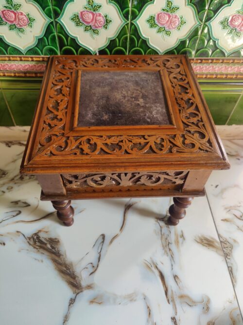 Wooden Hand Carving Table
