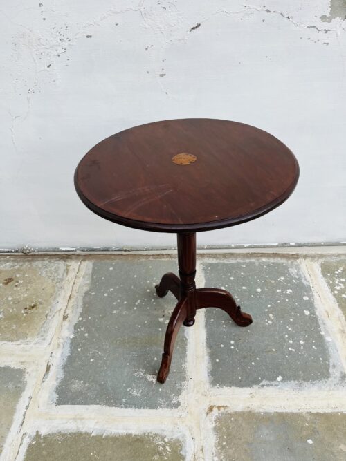 Vintage Wooden Round Table