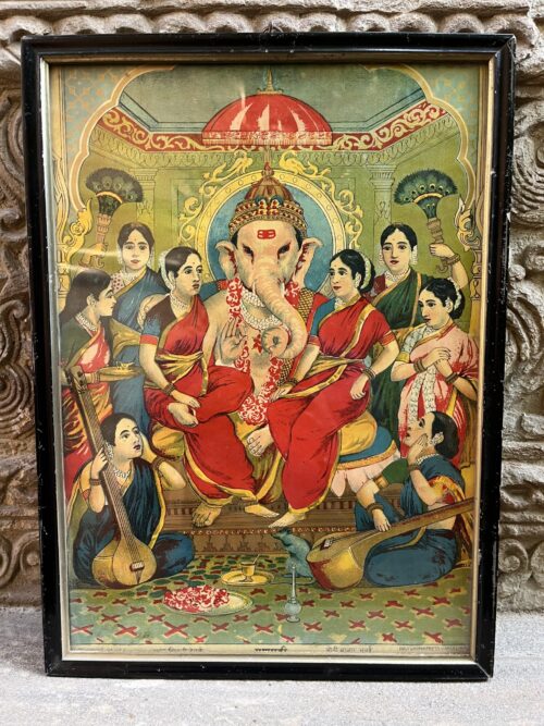 Vintage Ravi Verma Print