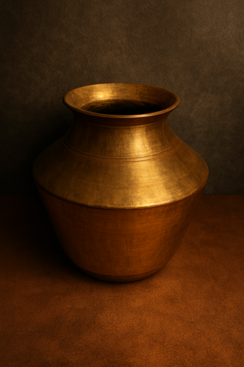 Vintage brass large size beautiful pot - Image 3