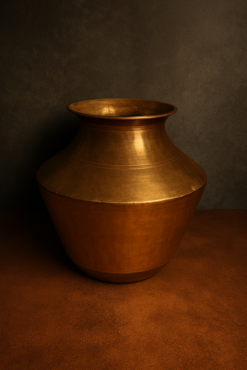 Vintage brass large size beautiful pot - Image 2