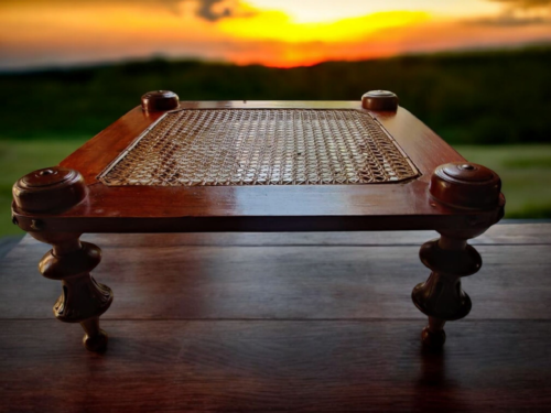 Antique wooden chowki - Image 2