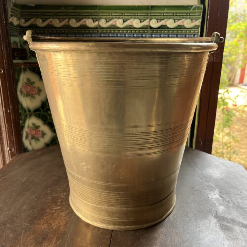 Vintage Brass Bucket