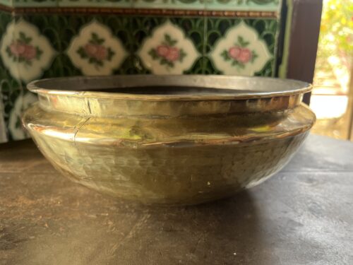 Vintage brass vase - Image 3