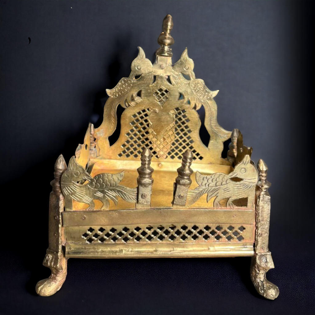 Vintage Brass Bhagwan Shiasan