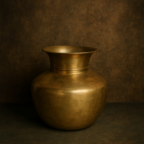 Vintage bronze pot - Image 2