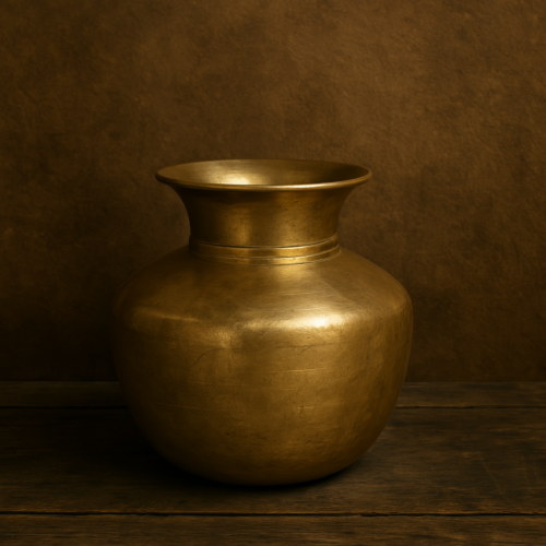 Vintage bronze pot - Image 3