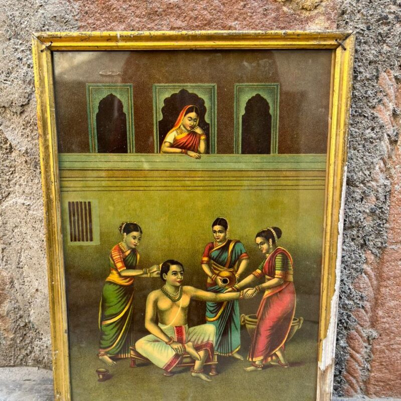 Vintage German Beautiful Lithograph