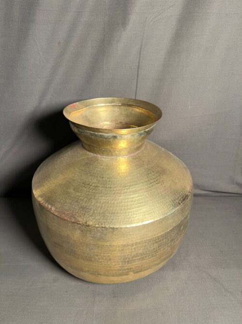 Vintage brass large size pot - Image 4