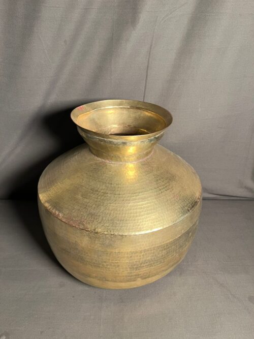 Vintage brass large size pot - Image 2