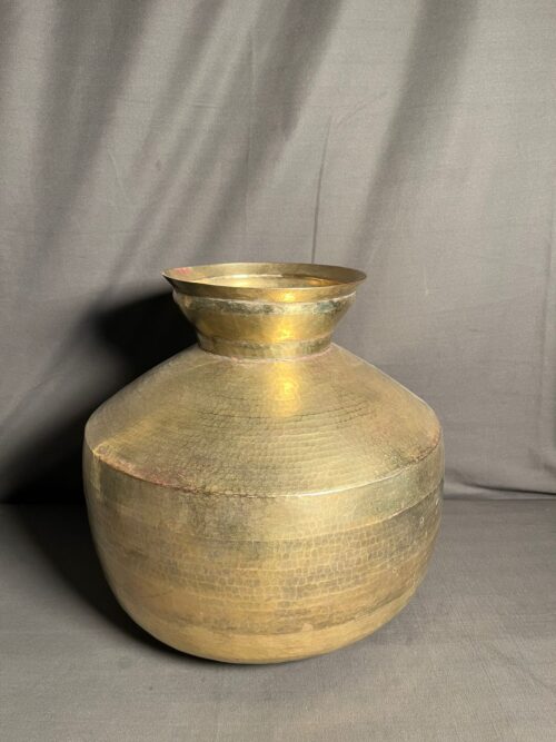 Vintage brass large size pot - Image 3