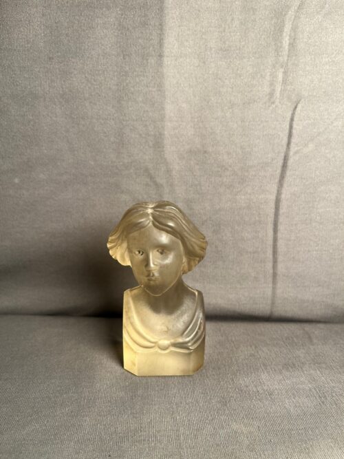 Antique lady figure paperweight