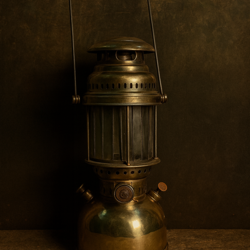 Antique Brass Petromax..Efar Made In India