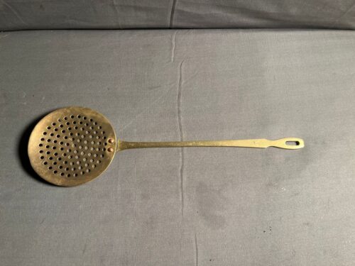 Vintage brass jaali ladle - Image 3