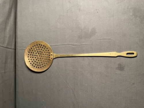 Vintage brass jaali ladle