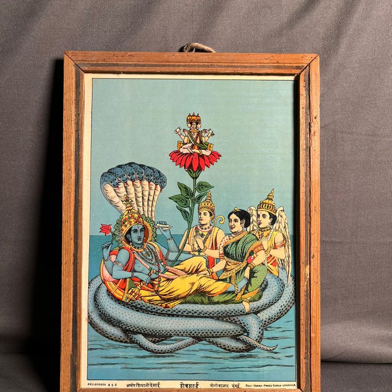 Vintage Raja Ravi Varma Oleograph