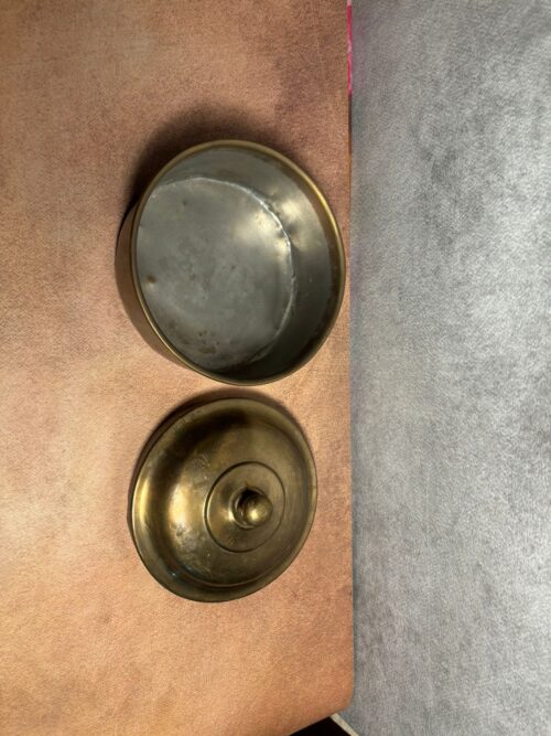 Vintage brass casserole - Image 4