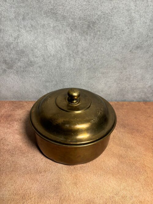 Vintage brass casserole - Image 3