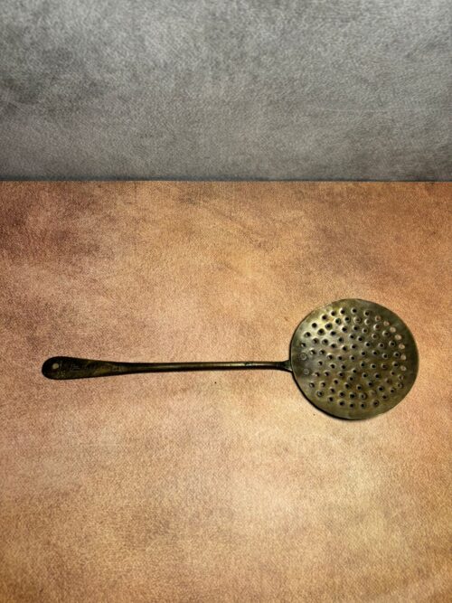 Vintage brass jali ladle