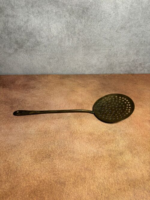 Vintage brass jali ladle - Image 3