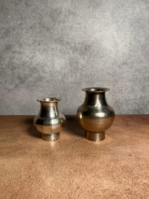 Vintage brass 2 pcs beautiful pots - Image 2