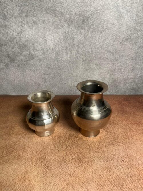 Vintage brass 2 pcs beautiful pots - Image 3