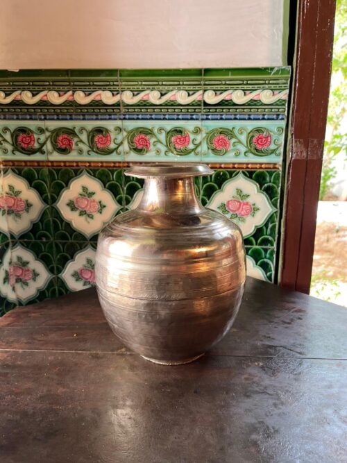 Vintage bronze beautiful shape pot