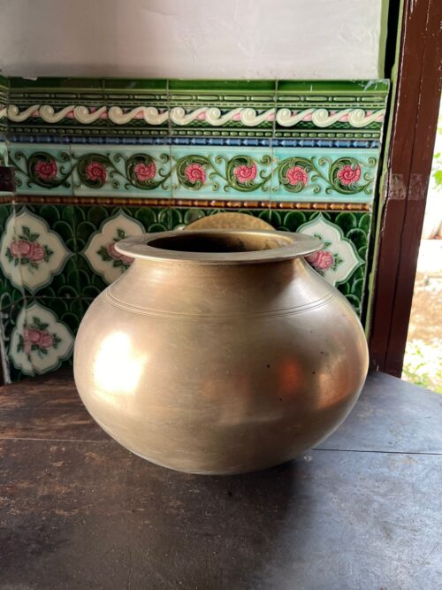 Vintage bronze large size haandi - Image 3