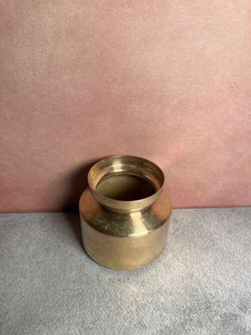 Vintage brass pot - Image 3