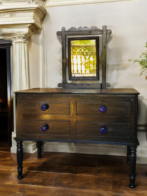 Vintage wooden dressing table