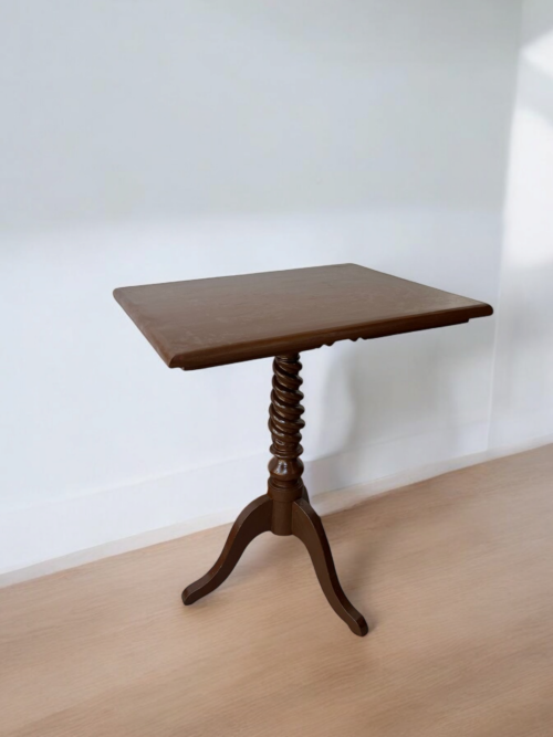 Vintage wooden teek wood corner table - Image 3