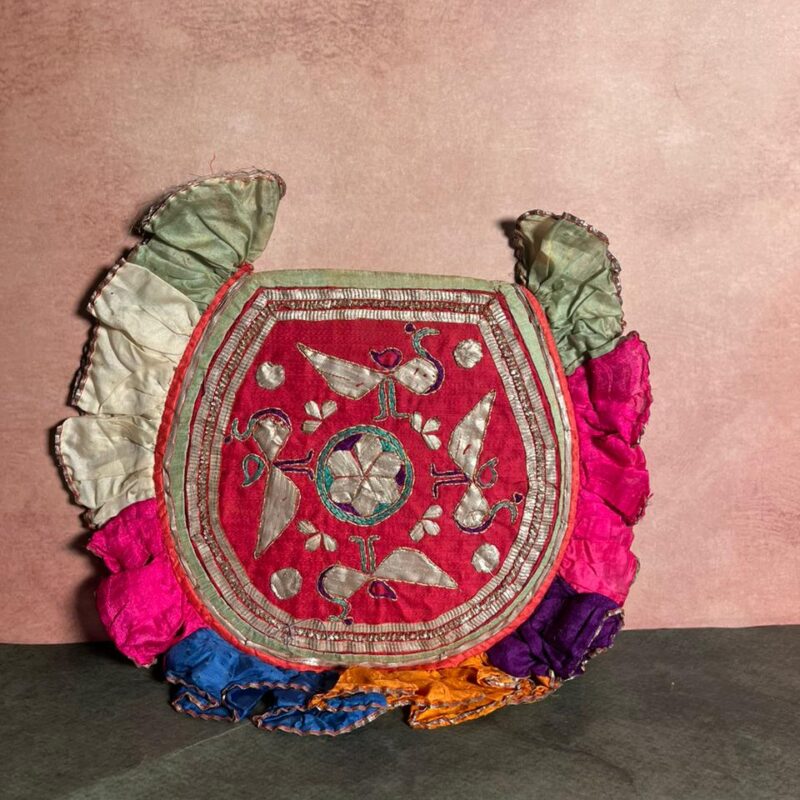 Antique Hand Work Real Silver Work Hand Fan (Pankhi)