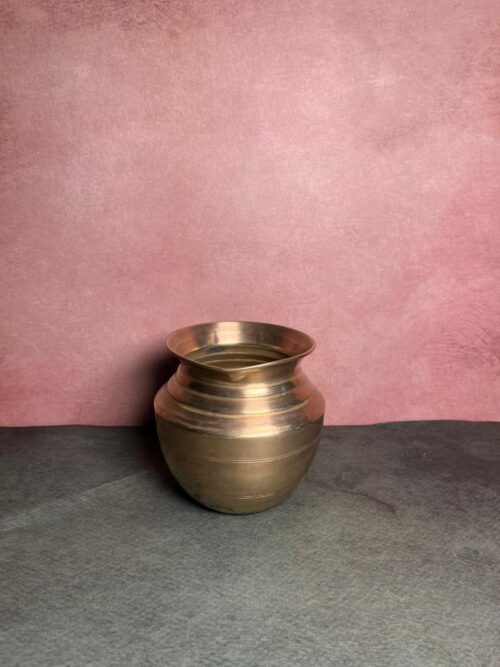 Vintage brass pot - Image 4