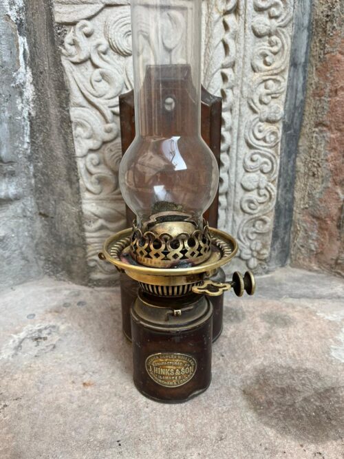 Antique made in england j hinks and company lamp - Image 4