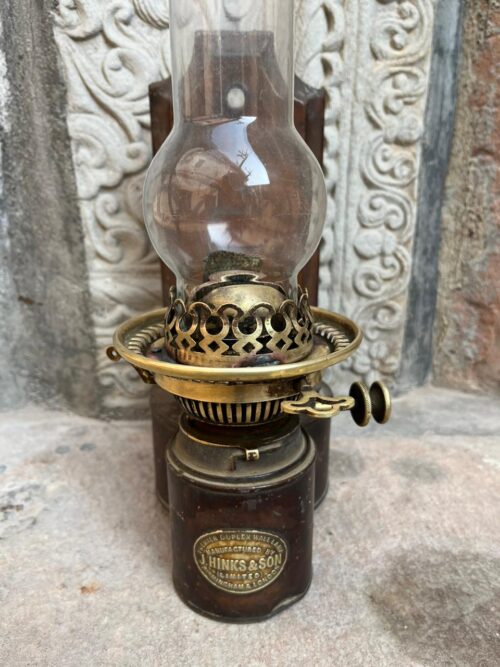 Antique made in england j hinks and company lamp - Image 6