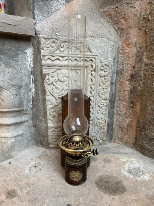 Antique made in england j hinks and company lamp - Image 7