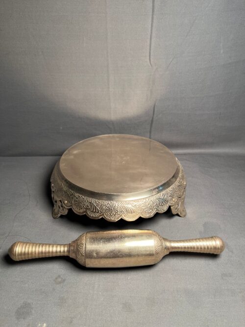 Vintage brass chakla belan - Image 2