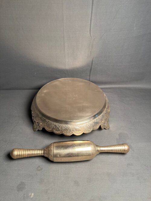 Vintage brass chakla belan