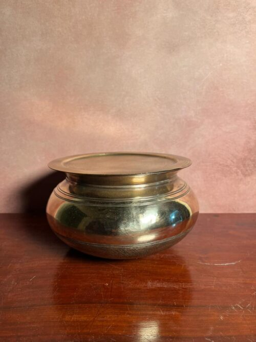 Vintage bronze haandi - Image 3