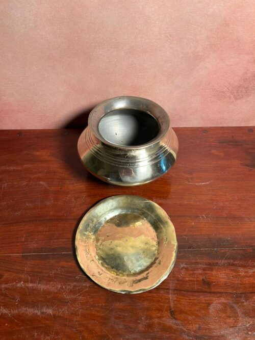 Vintage bronze haandi - Image 3