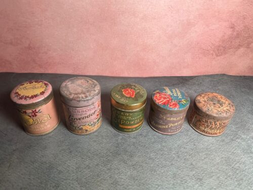 Antique german japan powder boxes - Image 5