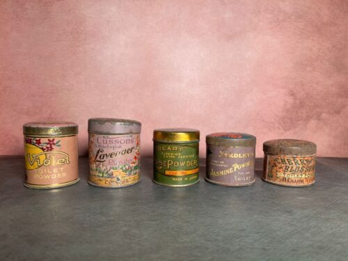 Antique german japan powder boxes - Image 2