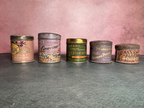 Antique german japan powder boxes