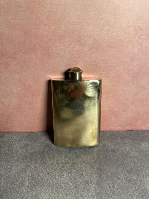 Vintage brass flask bottle