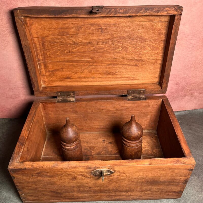 Antique Wooden Bangles Box