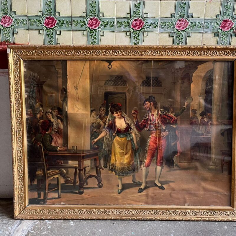 Antique German Large Size Lithographs