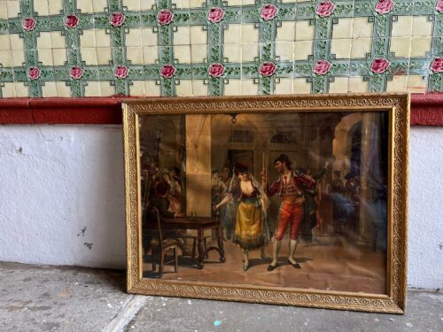 Antique german large size lithographs - Image 3