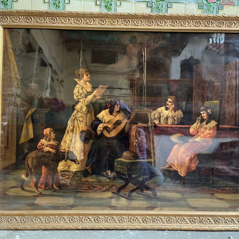 Antique German Large Size Lithographs