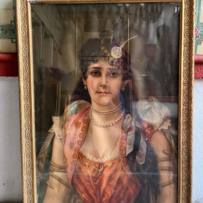 Vintage German Lithograph